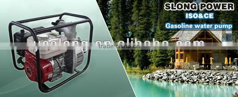 Cast iron pump set with gasoline engine water pump