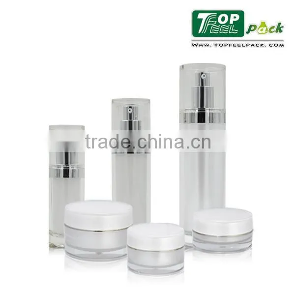 Hot sale!Empty Plastic Acrylic Cosmetic Container, Plastic Hair Cosmetic Jar