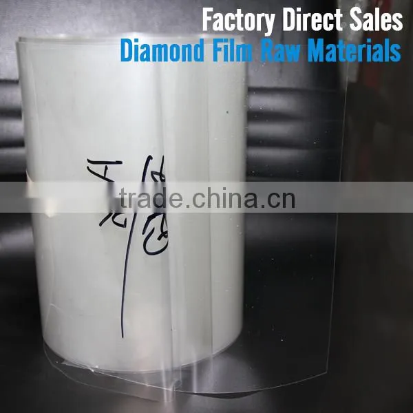 silver/ gold diamond screen cover film roll material screen protector raw material