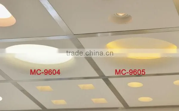 Gypsum Plaster Gesso And Glass Fabre conference hall lighting