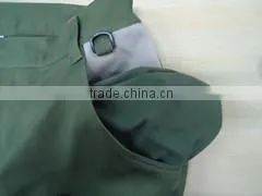 men's Garden pants with contract color knee pad