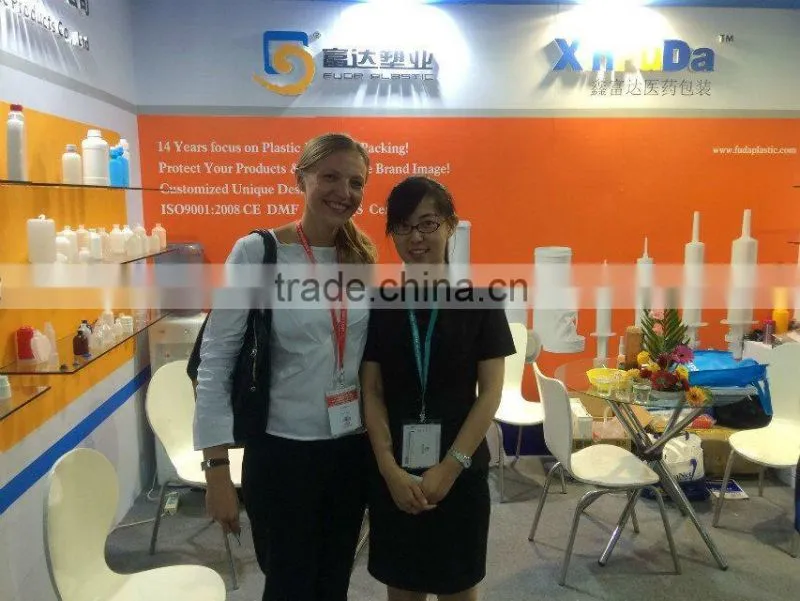 PP HDPE plastic vials for injection with rubber stopper hot sale