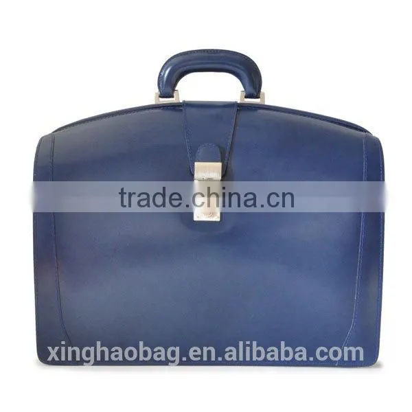 Famous Branded designed men's briefcase, large leather briefcase, unique leather briefcase