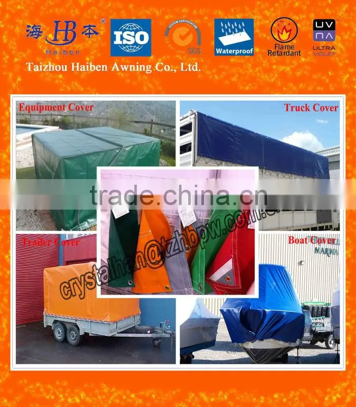 PVC Truck Tarp With Metal Rings