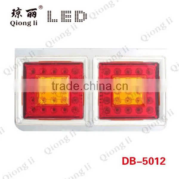 12v 24v red amber color HINO truck led tail light