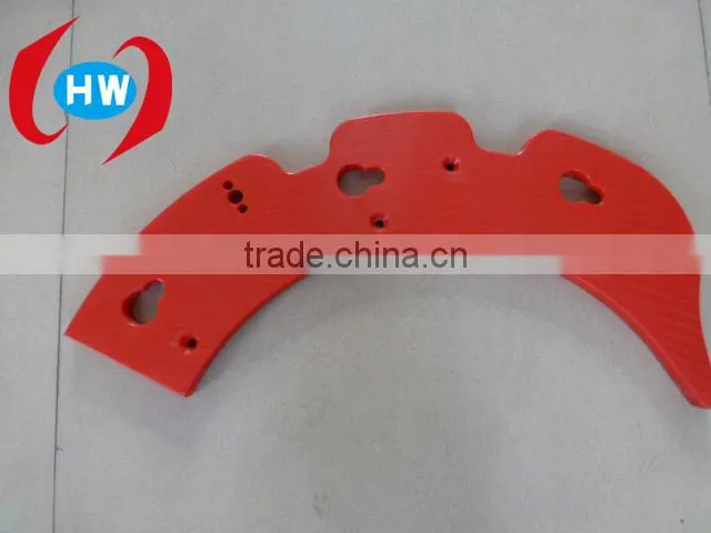 High energy absorption and low friction ultra-high molecular weight polyethylene mining buffer strip