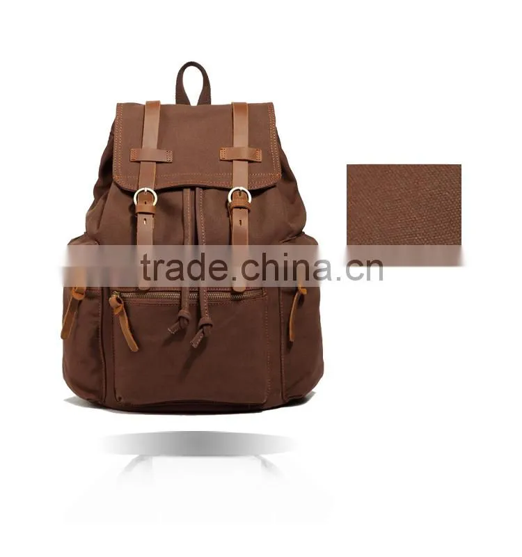 high quality backpack,hot sale custom backpack bag,fashion simple plain canvas backpack