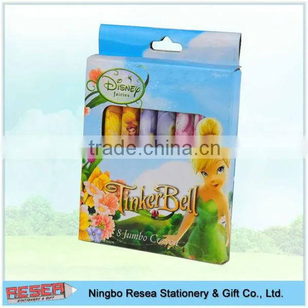 8 jumbo wax crayon set