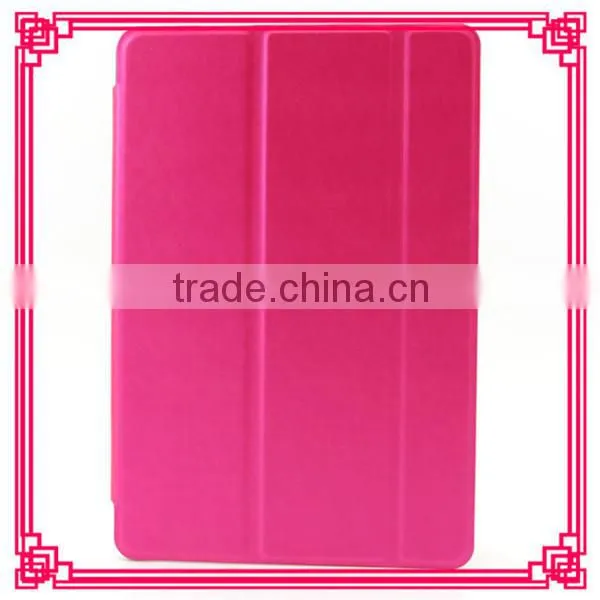 Transparent PC cover holder leather case for XiaoMi pad