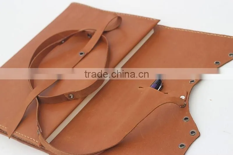 Italian leather journal A5 book cover handcrafted personalized notebook