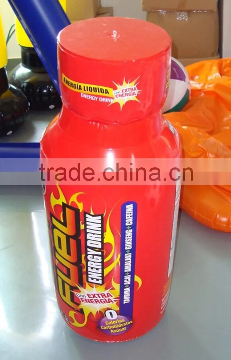 1mH Small promotional PVC inflatable bottle