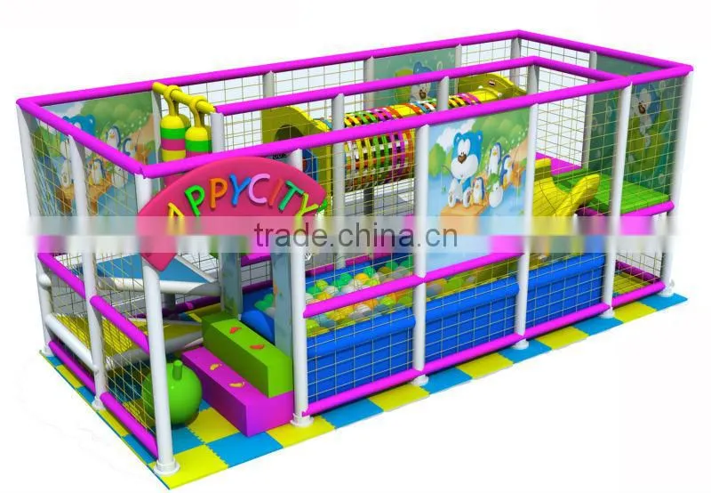 naughty castle play sets, kids indoor soft play structures for daycare LE.T5.306.190.00