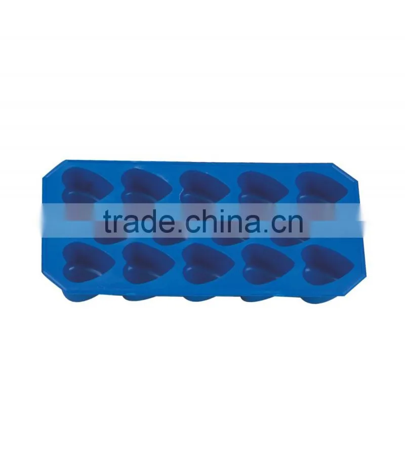 TPR 22*11*2.8 Heart chocolate mold silicone ice mould
