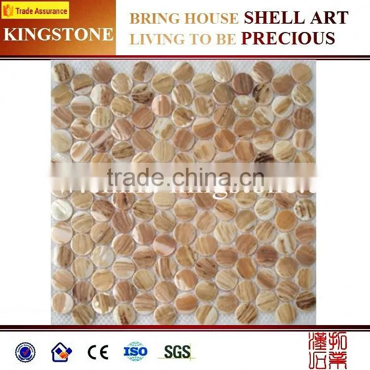 2015 factory price yellowlip shell mosaic wall tile on sale
