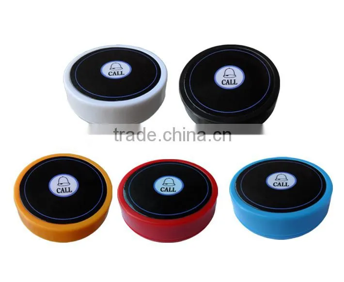 Best price remote call bell button system for restaurant equipment with led dispaly receiver
