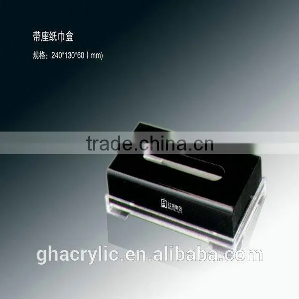 GH-RZ570 Shenzhen Guihe factory direct sale Durable ,customized acrylic tissue box cover