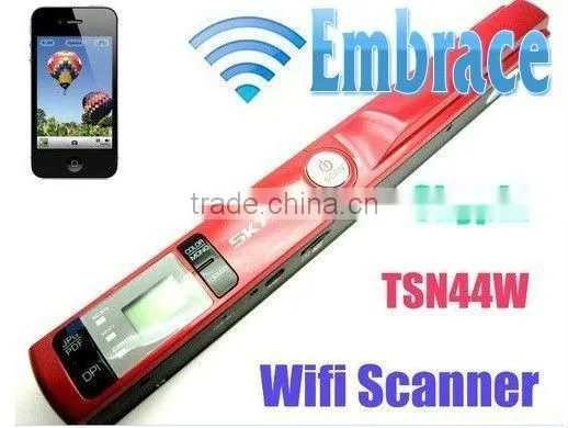 Handheld wireless color scanner pen with 900DPI
