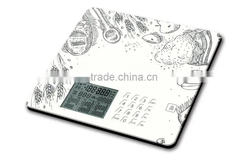 kichen nutrition scale machine with well organized eating sysytem