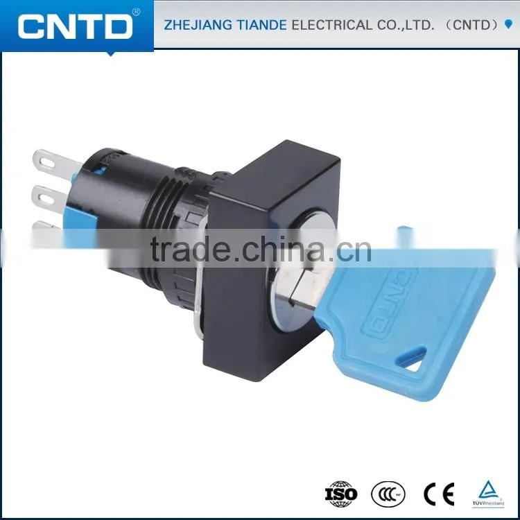 CNTD New Products 2016 Push Button Starter Switch Rectangular Key Knob