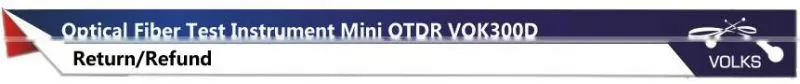 Optical fiber test instrument 1310nm OTDR VOK300S