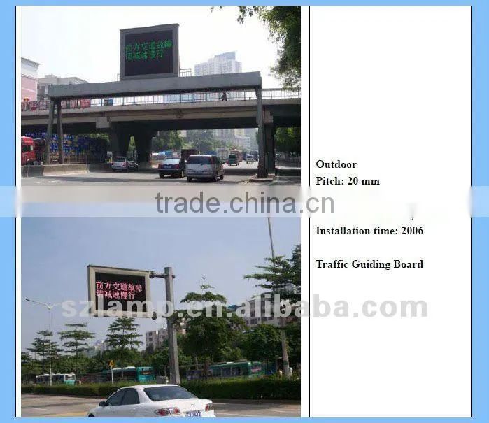 LAMP RGB matrix led outdoor sign