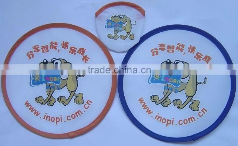 colorful Promotion foldable frisbee