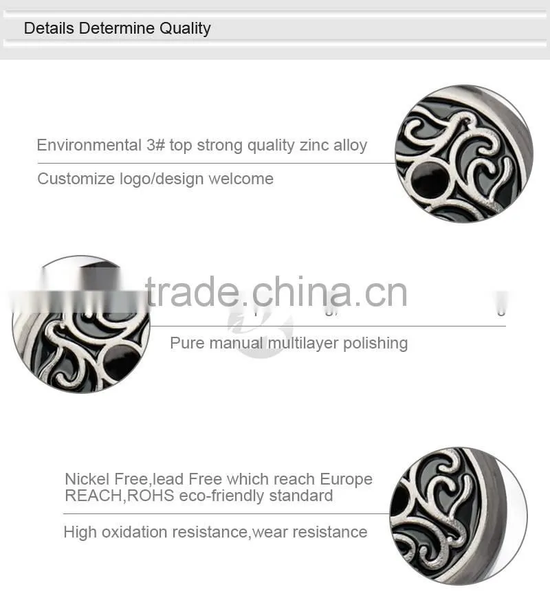 Wholesale Custom Gun Metal Cap Top Sew Buttons For Women Fashion Coats