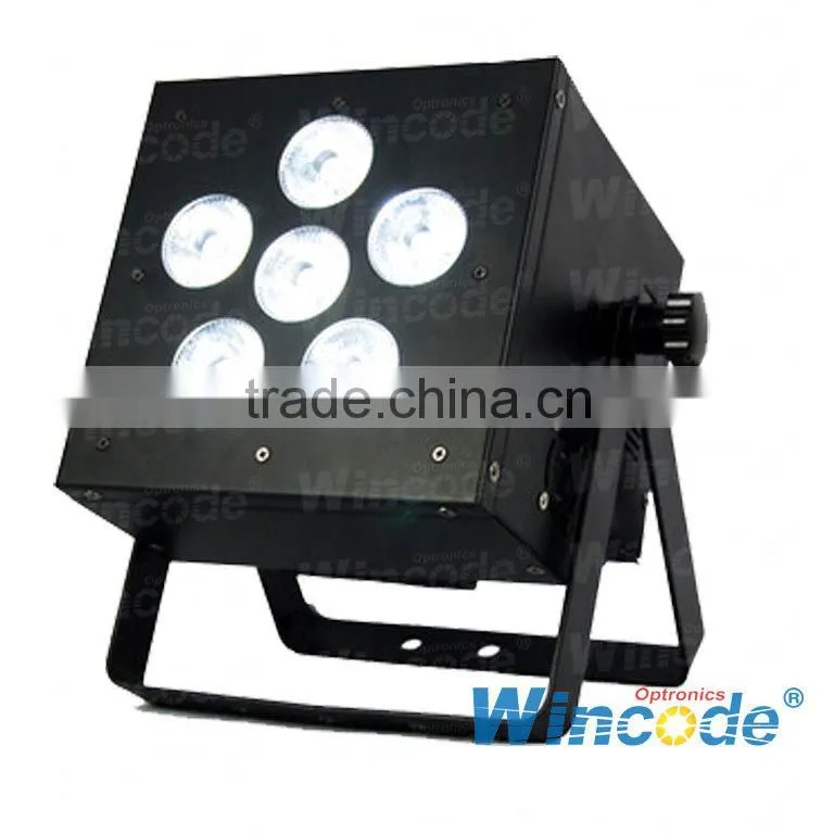 RGBAW+UV 6 in 1 Wireless Battery LED uplighting for dj, wedding event