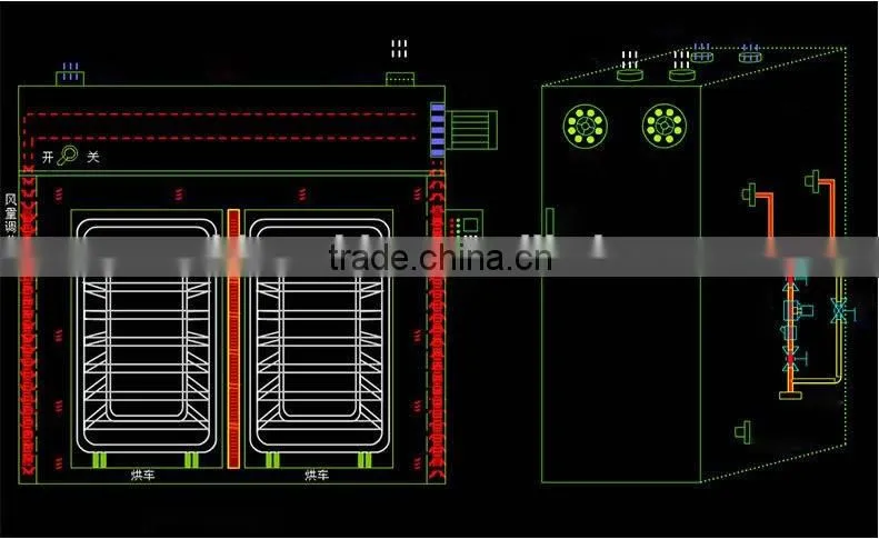 Full stainless stell drying machine for fruits and vegetables