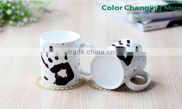 High Quality Ceramic Color Changing Coffee Cup Sublimation Mug