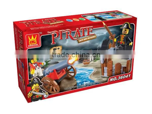 Wholesale Pirate building blocks educational blocks for kids