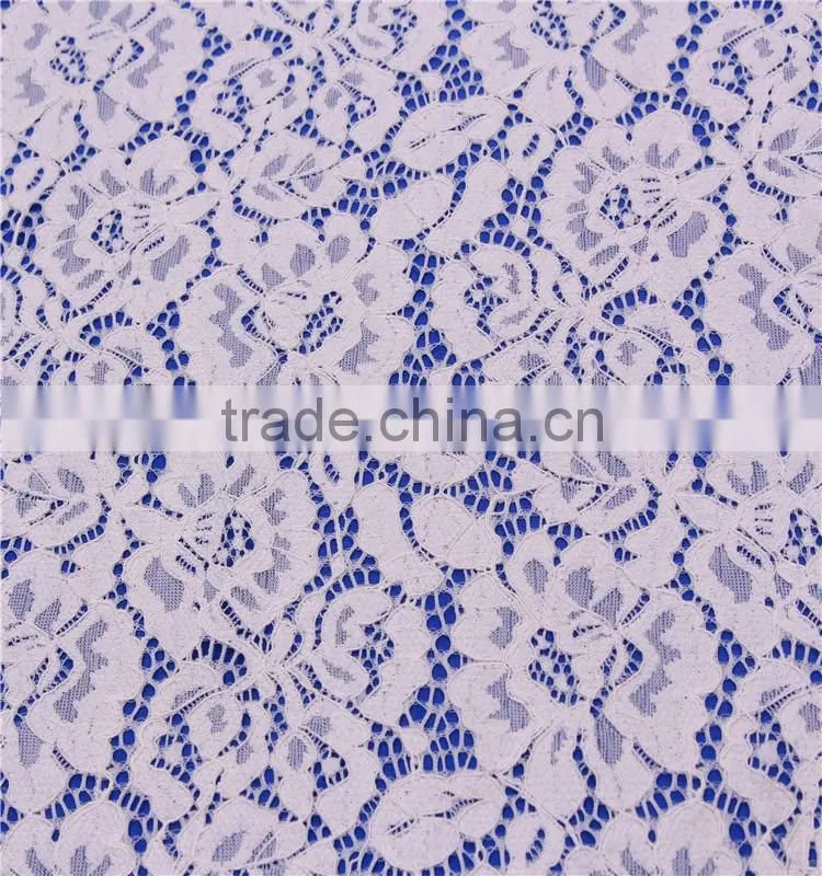 French Jacquard beautiful cotton knit fabric for evening dress