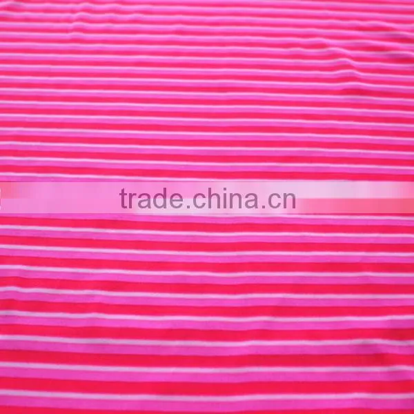knitted printed spandex swimwear fabric