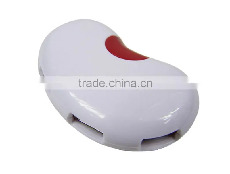 Factory wholesales for promotion bean shape best gift usb2.0 4 por hub