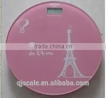 Tempered glass top good quality digital bathroom scale