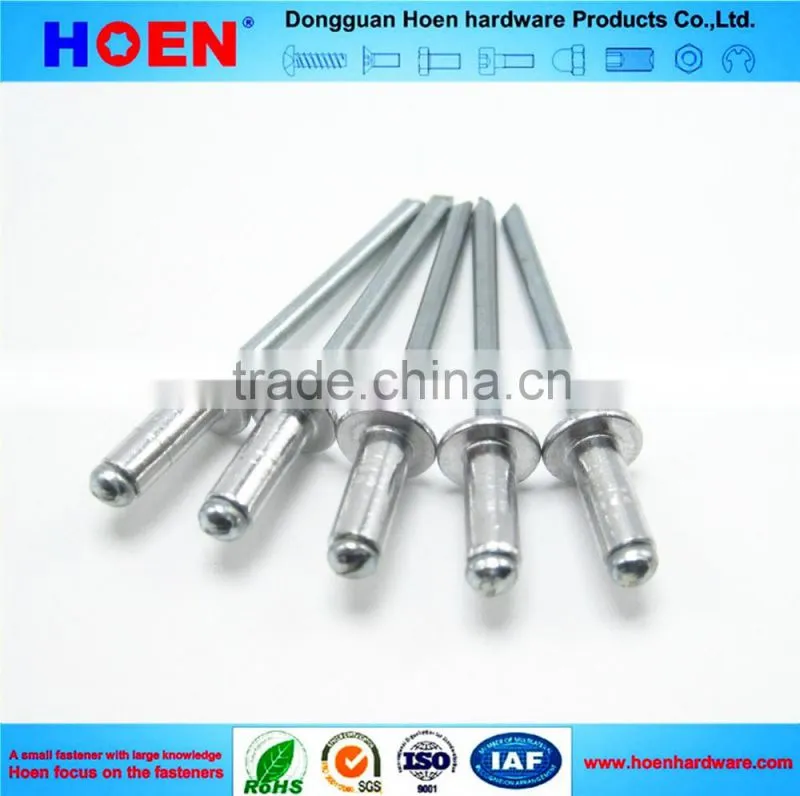 Excellent quality DIN7337 Aluminium blind rivets