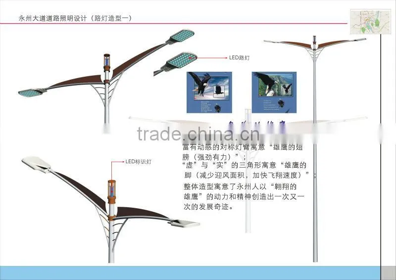 40-185W New Type Patent LED Street Light