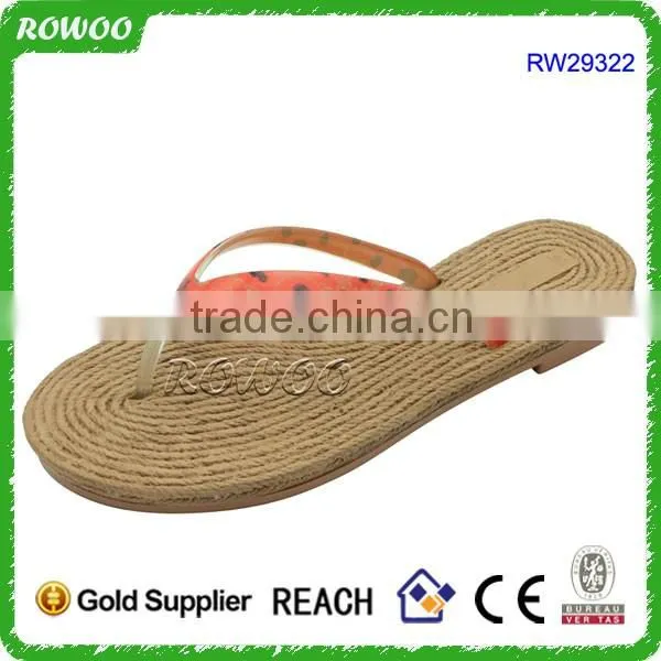 Cheap EVA Promotional Woman Flip Flop Slippers with Glitter,Flip Flops Slippers