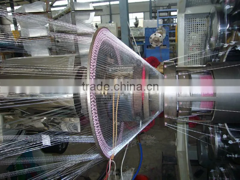 PVC high pressure lay flat hose production extrusion line