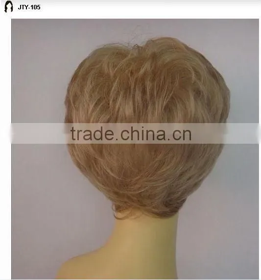 2014 new ladies short hair wig brazilian lace front wigs