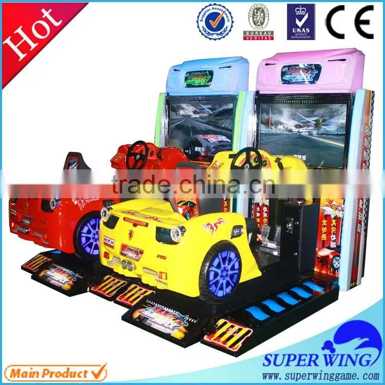 47"LCD full dynamic seats simulator game machine 3d car driving simulator
