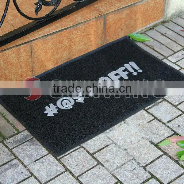 Special sign wth custom printed door mat