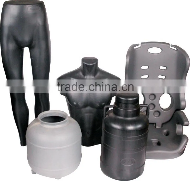 machine for blow moulded plastic mannequine