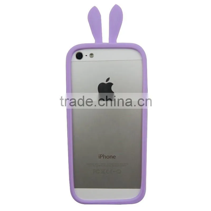 Fashionable Elastic Protective Silicone Universal Mobile Bumper for Iphone