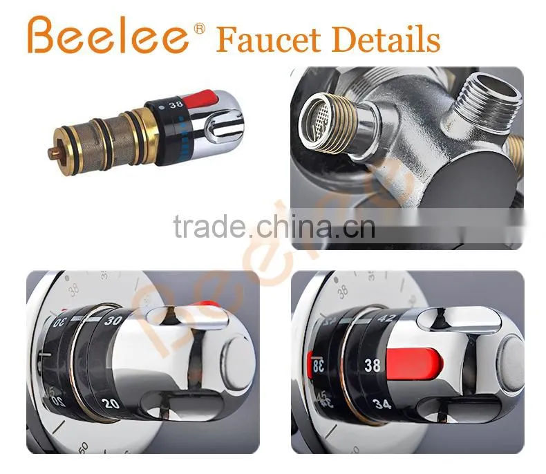 Bath&Show mixing valve 1/2" or 3/4" brass thermostatic mixing valve