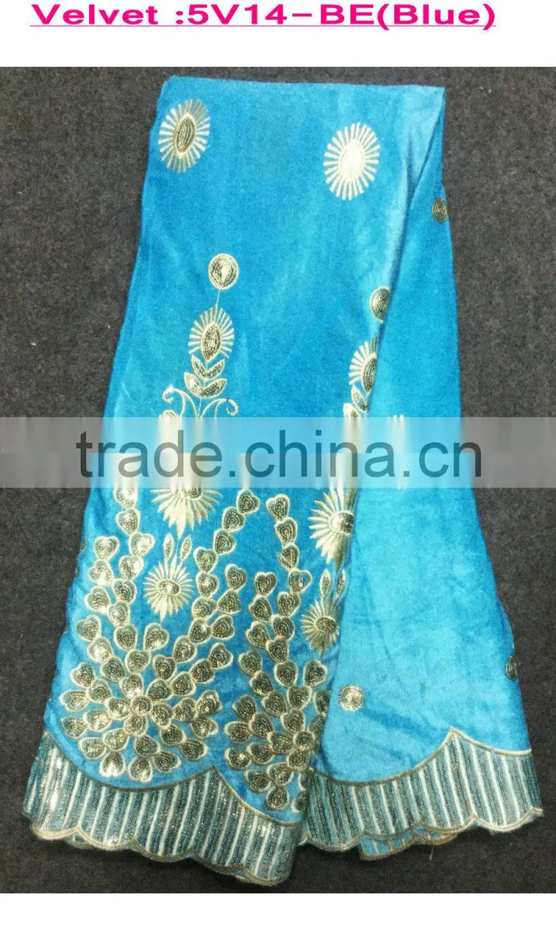 Fashion pink sequins women raw silk velvet burnout silk velvet fabric