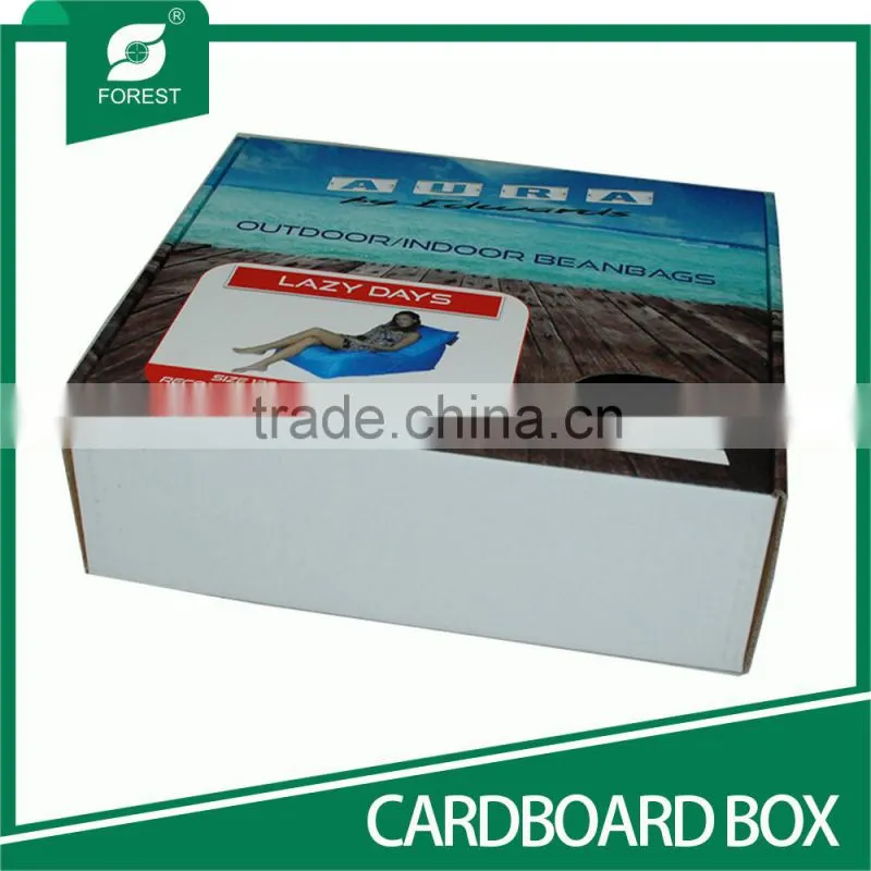 OFF-SET PRINTING CARDBOARD BOX FOR PACKING BEANBAGS