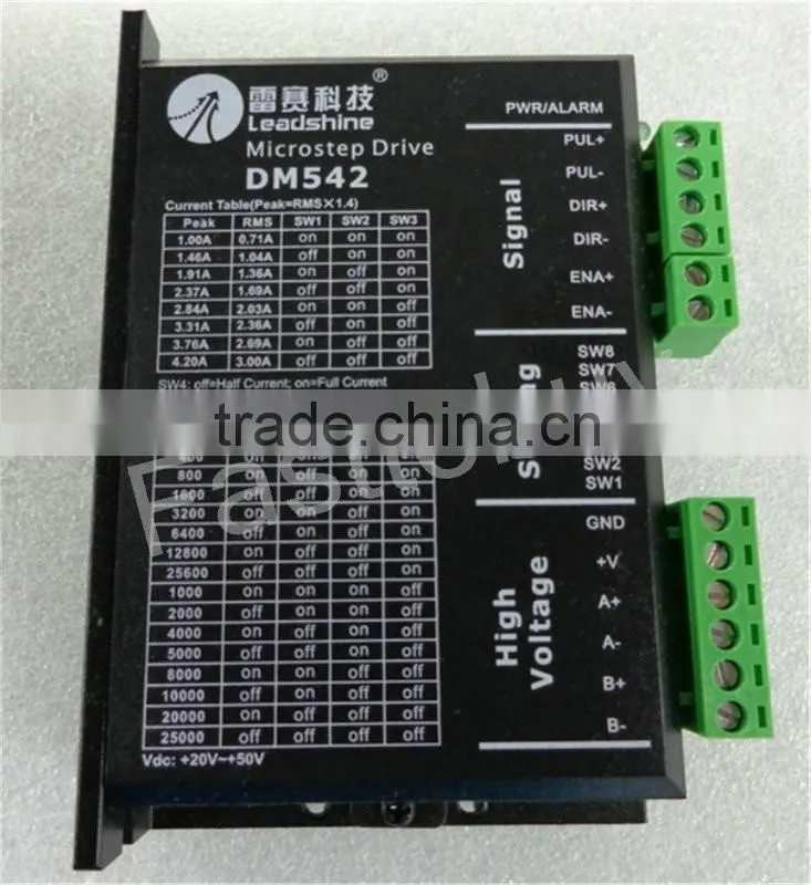 Hot selling 2-phase M542 leadshine stepper motor driver controller