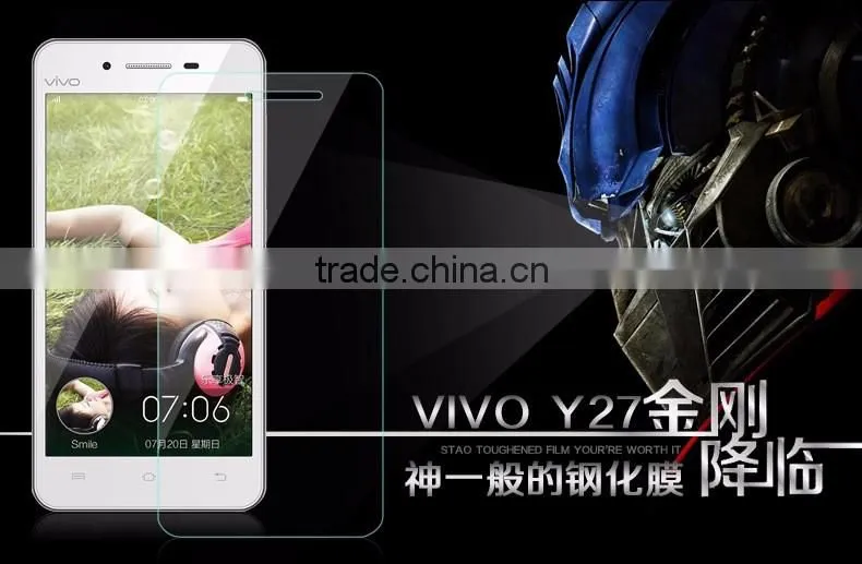 High Quality 9H Universal Clear Tempered Glass Screen Protector For Vivo Y27
