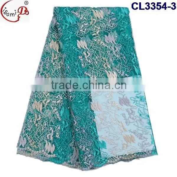 CL3354 Top quality french lace fabric 2016 embroidery tulle lace fabric,african french net lace